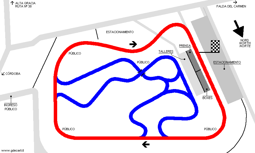 Alta Gracia, Autódromo Oscar Cabalén 1968÷1992